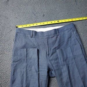 Frank & Oak Cristopher Modern Narrow Fit Dress Pants Mens Size 32 x30 Blue Gray